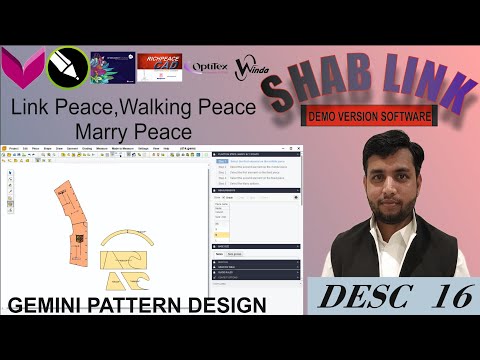 Desc 16 | Linked, Walking and Marry Peace|freecad |Shablink |fashion designer course| Pattern Making