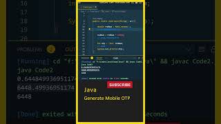 Java Tutorial For Beginners, Java Interview Questions, ( Generate OTP ) Java Course, Java in Telugu