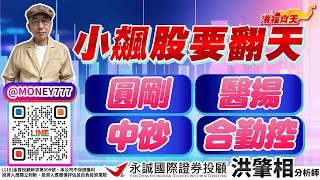 小飆股要翻天 圓剛 醫揚 中砂 合勤控｜20230928｜洪肇相 分析師｜洪福齊天