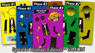 Sprunki Simon Human Edition Phase 1 ~ 5 & Paramixed Horror 스프런키 사이먼 1 ~ 5단계 & 파라 호러