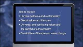 IHSO8811 - Global Values and Lifestyles of the 21st Century