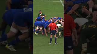 French Demolition #springboks #rugby #scrum