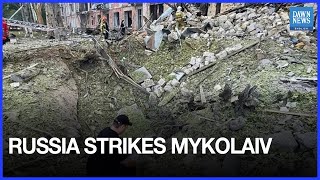 Russia Missile Strike Injures Seven in Mykolaiv, Says Ukraine | Dawn News English