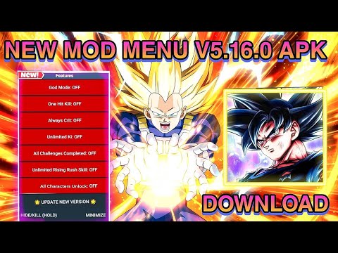 DB LEGENDS MOD APK | MOD MENU & UNLIMITED CHRONO CRYSTALS | DB LEGENDS MOD MENU HACK 2025