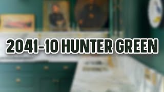 Hunter Green by Benjamin Moore | Beautiful Dark 💚Green💚 Paint Color!