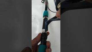 How to rig  a super light fishing rod with a spinning reel #fishing  #fishingknot #shorts