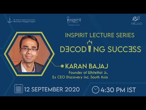 Inspirit | Karan Bajaj | Decoding Success