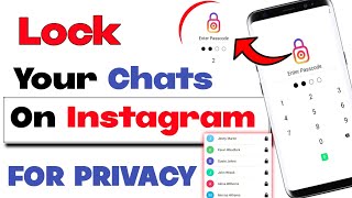 How To Lock Instagram App | Lock Your Instagram Chats - Easy Method 👀