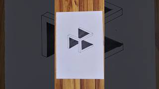 3D Drawing Optical illusion #art #youtubeshorts
