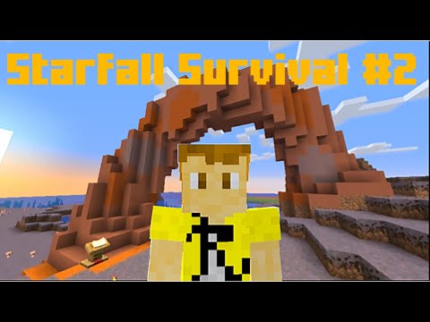 Minecraft Starfall Lets-play Episode #2 Shopping District and My Shop