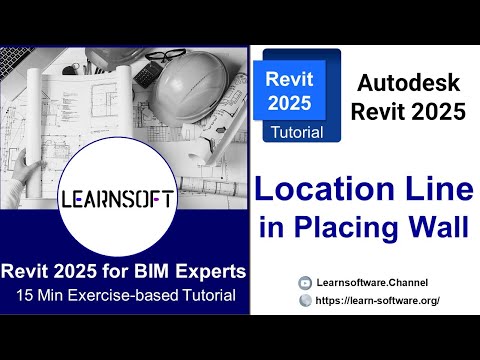 Revit 2025 for BIM Experts: Wall Location Lines in Revit- Essential skill for Revit Mastery in 10Min