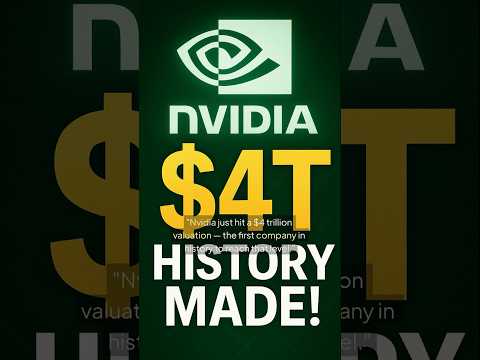 Nvidia Just Made History 💥 $4 Trillion AI Giant! #technews