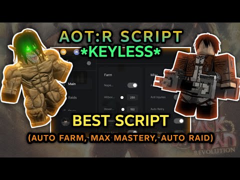 *NEW* Attack on Titan Revolution Script (KEYLESS🔥) (AUTO QUEST , AUTOFARM)