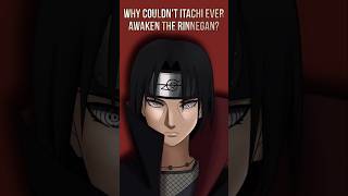 Why couldn't Itachi ever awaken Rinnegan 💀 #itachi #hashirama #naruto #sasuke #madara