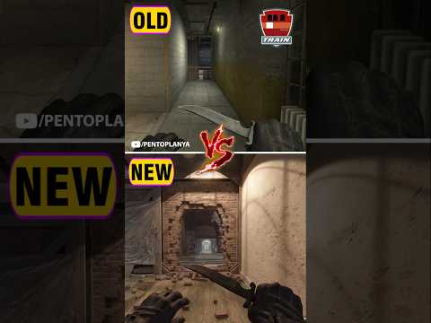 Train New vs Old Version Map Changes Comparison