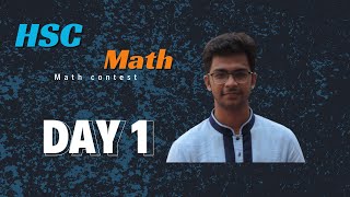 HSC Math problem solving contest #Day-1