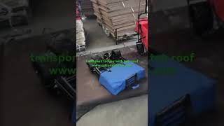transport trolley with top roof#camping #trolley #collapsiblehandcartrolling #folding #wagon cart