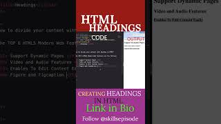 HTML Heading tags Tutorial | Correct way of using HTML Heading tags #htmltags #hmtl #html5tutorial