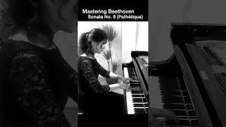It's Pathétique. Beethoven's masterpiece and one of the most popular piano sonatas. #shorts