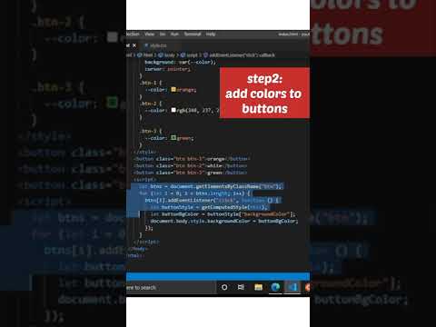 🔴ClickEvent in Javascript with example and code🔴#html #css #javascript  #eventhandling