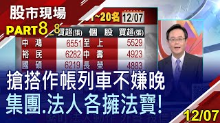 【多方關愛金融股 盯法人籌碼變化!漲停板股等量縮止穩再追不遲?參與法人作帳行情的不二法門】20211207(第8/8段)股市現場*鄭明娟(賴建承×丁兆宇×錢冠州)