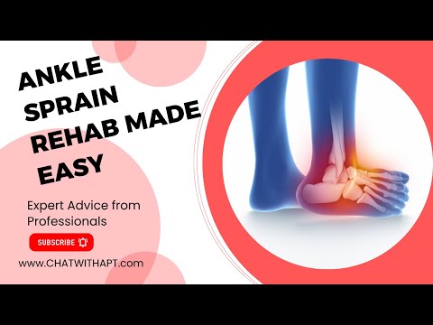 Ankle Sprain Rehab Made Easy!   www.chatwithapt.com