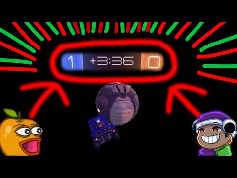 INSANE 2V3 IN A 3+ MINUTE OVERTIME! (rocket league gameplay)