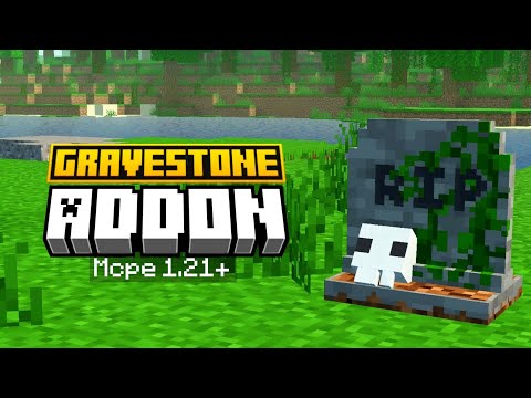 Gravestone Add-on For Minecraft 1.21+| MinecraftBedrock/Pocket Edition 1.21!
