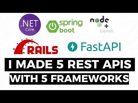 REST API Showdown 5 Frameworks Face Off!