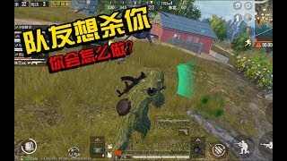 【和平精英】：队友用榴弹炮炸我3次，“1秒”后让他们跪地求饶！