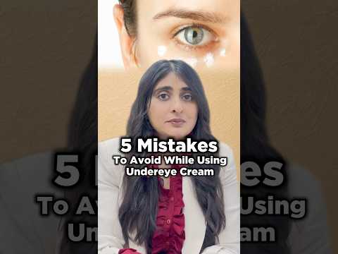 5 mistake to avoid for under eye skincare | avoid these mistake while doing under eye skincare