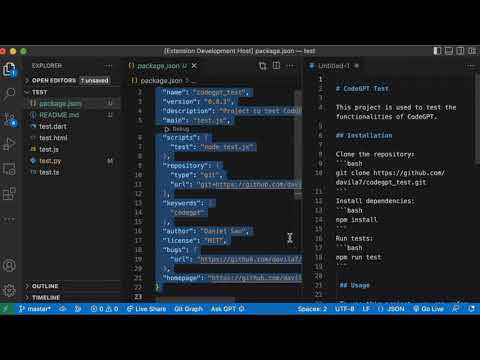 CodeGPT - Generate README - check description for more