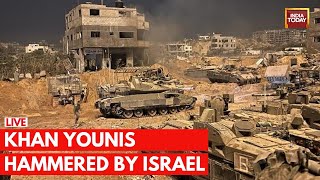 Israel Hamas War LIVE News: Israeli Troops Advance Into Khan Yunis In Gaza | Israel Palestine LIVE