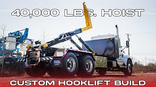 CUSTOM Kenworth Hooklift Build by Sanitary Equipment Co., INC. (SECI) - PALFINGER T40S