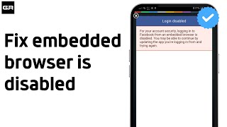 How to Fix Your account security logging into facebook from an embedded browser is disabled