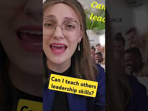 Can I teach leadership skills to others? #leadershipcoaching #employeeengagement