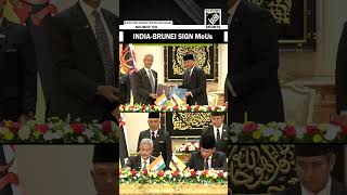 India-Brunei sign MoUs at delegation level talks in Brunei