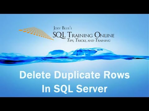 Delete Duplicates in SQL - SQL Training Online - Quick Tips Ep43