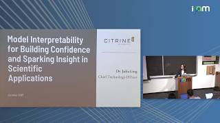 Julia Ling: "Model Interpretability for Building Confidence and Sparking Insight in Scientific A..."