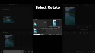 How To Use Rotate In Windows 10 Video Editor #shorts #viralshorts #windows #freeeditor