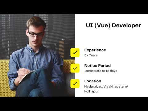 We are Hiring UI developer #ui