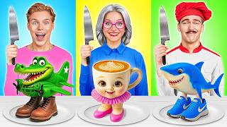 Me vs Grandma Cooking Challenge | Easy Secret Hacks and Gadgets by Multi DO Challenge