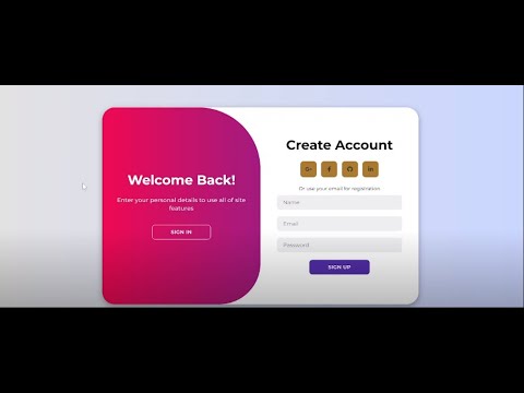 Modern Login Page Design | Part 2: CSS and JavaScript Styling