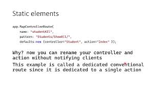Routing in  NET Core MVC