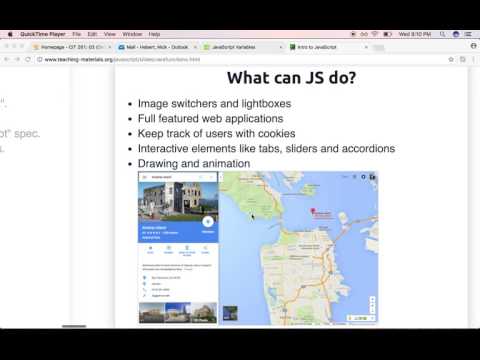 Javascript Intro - CS261 - 2/10