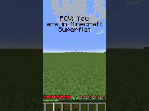 Villages in Minecraft Superflat 💀💀💀
