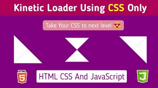 Kinetic Loader Using CSS 🔥🔥 #shorts