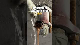 Fire Sprinkler Burst! Insane Corrosion #fireprotection  #shorts #repair #dirtyjobs #fix #maintenance