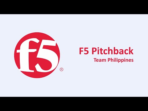 Exclusive Networks Philippines - F5 Networks Pitch Back Video