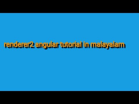 renderer2 of directive in  Malayalam